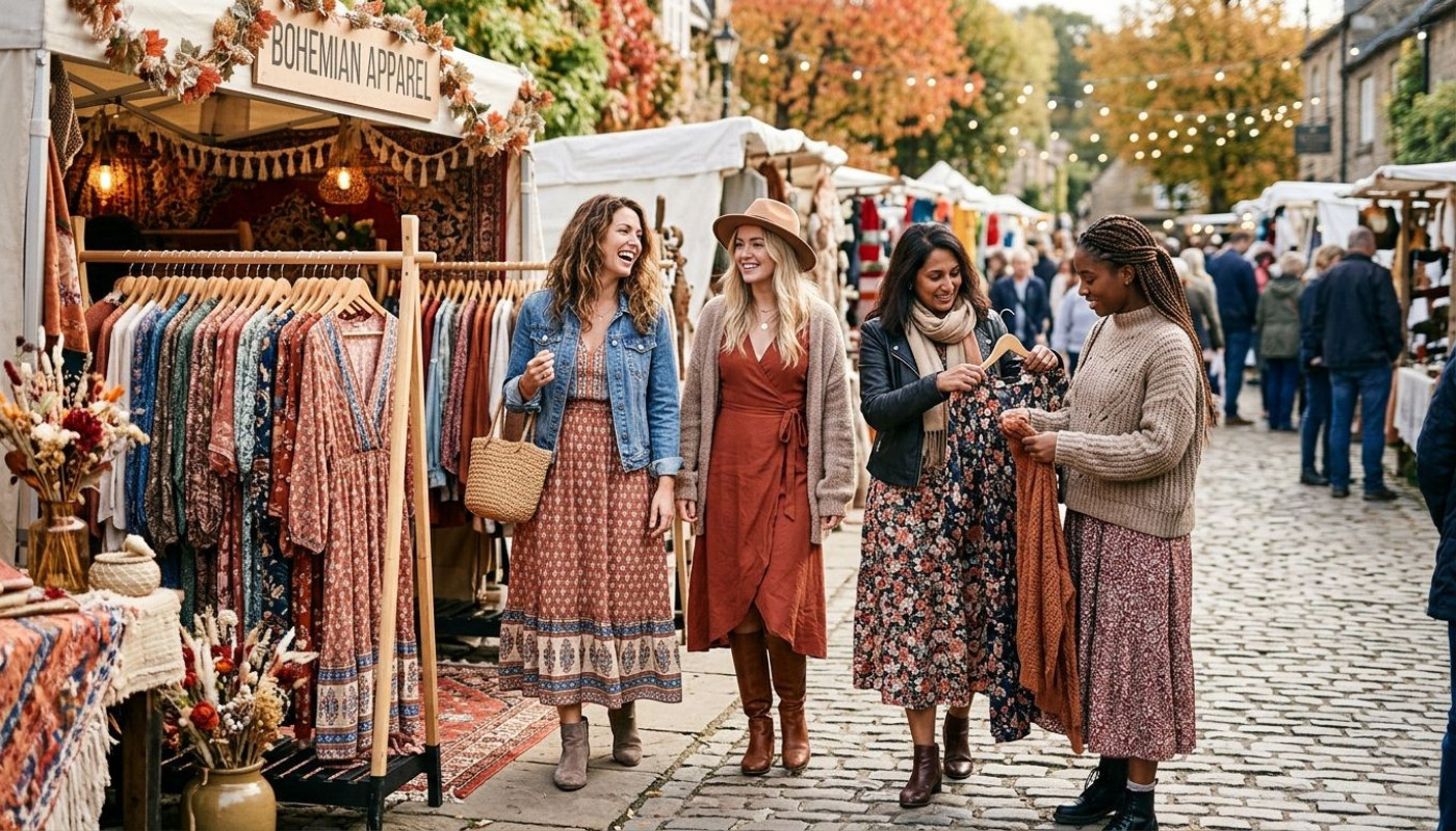 Wie wählt man das perfekte Boho-Kleid für jede Jahreszeit?